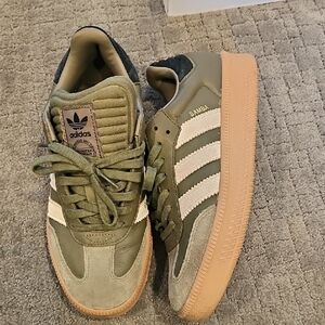Adidas Olive Green Sneakers